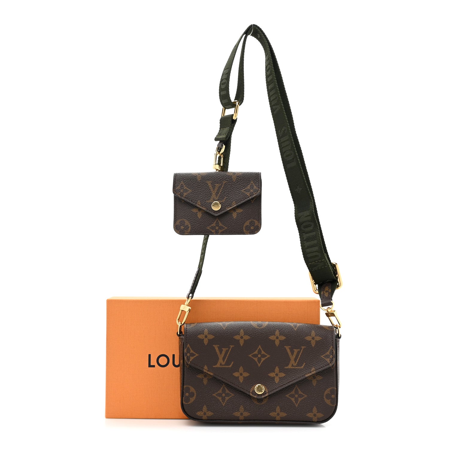 Louis Vuitton Monogram Felicie Strap & Go Kaki 10 of 10