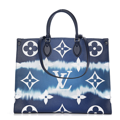 Louis Vuitton Monogram Escale Onthego GM Blue 1 of 9