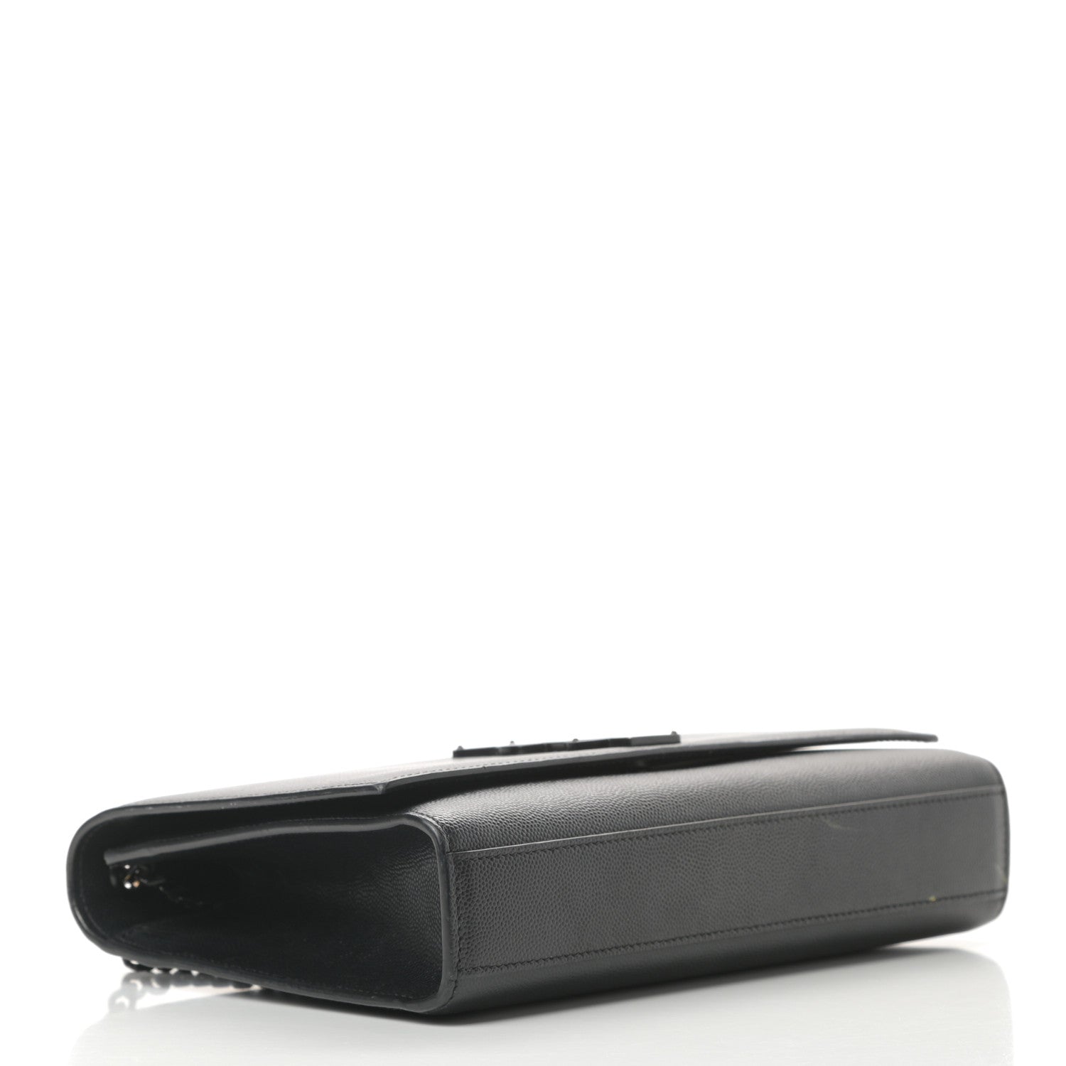 Saint Laurent Grain De Poudre Medium Classic Monogram Kate Satchel Black 4 of 18