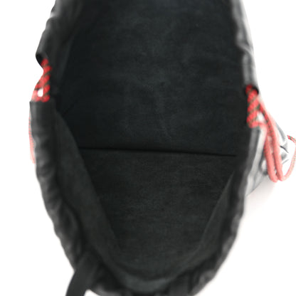 Gucci Calfskin Logo Drawstring Backpack Black 5 of 11
