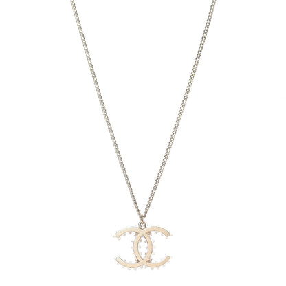 Chanel CC Necklace Matte Gold 1 of 4
