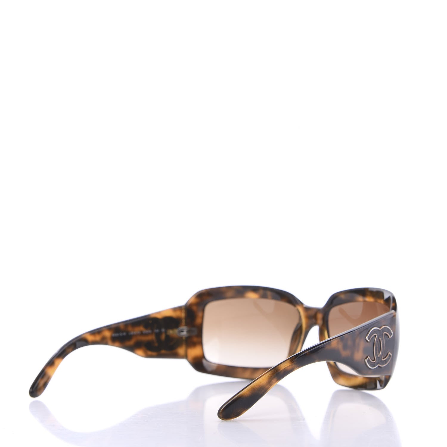 Chanel Oval Sunglasses 6022-Q Tortoise 4 of 8