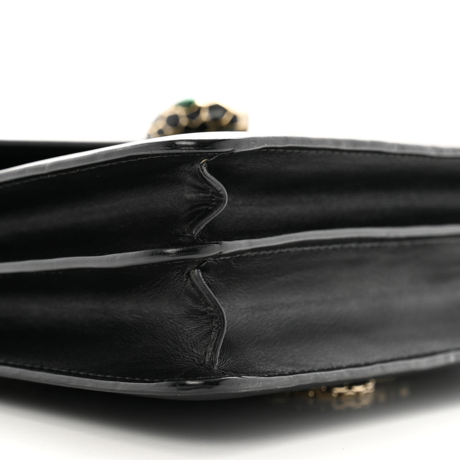 Bulgari Calfskin Serpenti Forever Crossbody Bag Black 11 of 16