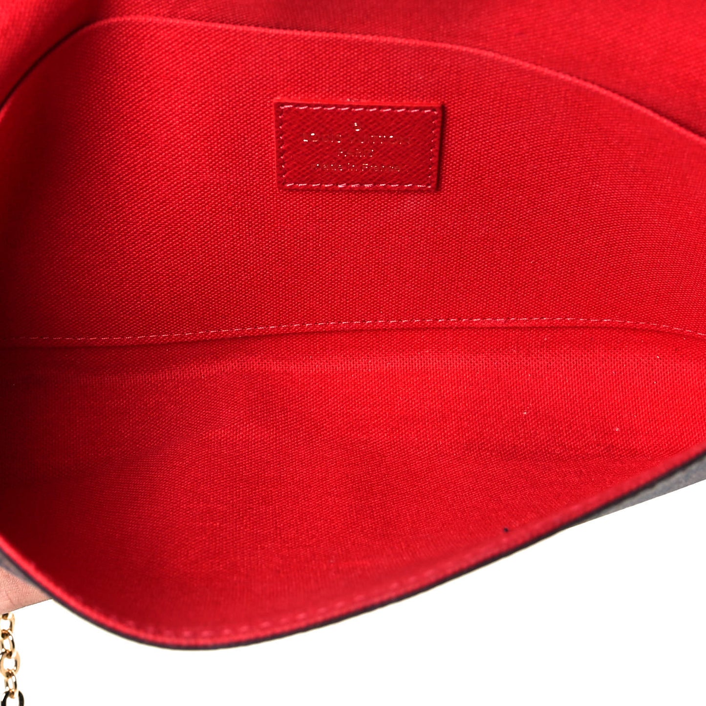 Damier Ebene Pochette Felicie Chain Wallet