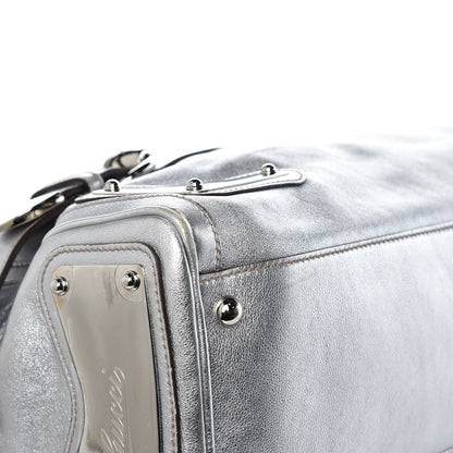 Gucci Metallic Calfskin Romy Boston Silver 9 of 12