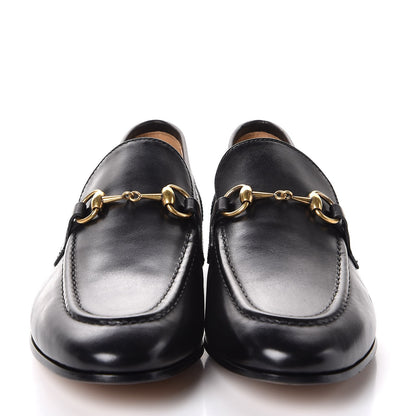 Gucci Calfskin Womens Jordaan Loafers 37 Black 2 of 10