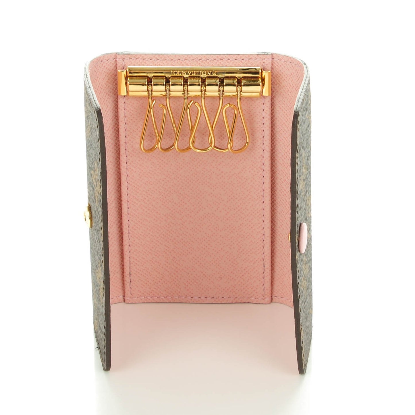 Monogram Multicles 6 Key Holder Rose Ballerine