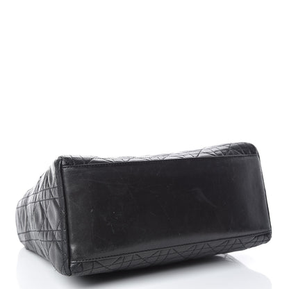 Christian Dior Lambskin Cannage Medium Lady Dior Black 4 of 21
