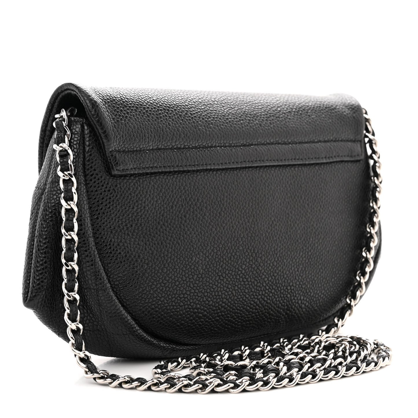 Caviar Half Moon Wallet On Chain WOC Black