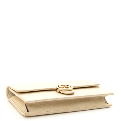 Gucci Dollar Calfskin Interlocking G Chain Wallet Ivoire 4 of 14