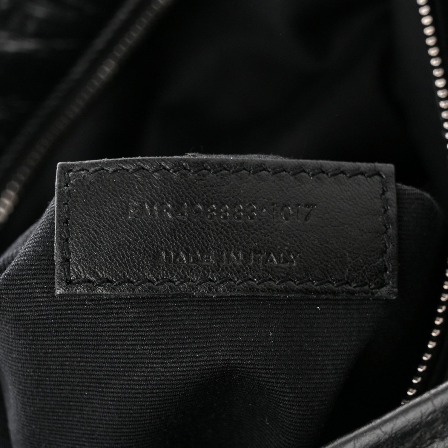 Saint Laurent Crinkled Calfskin Matelasse Monogram Large Niki Chain Satchel Black 7 of 12