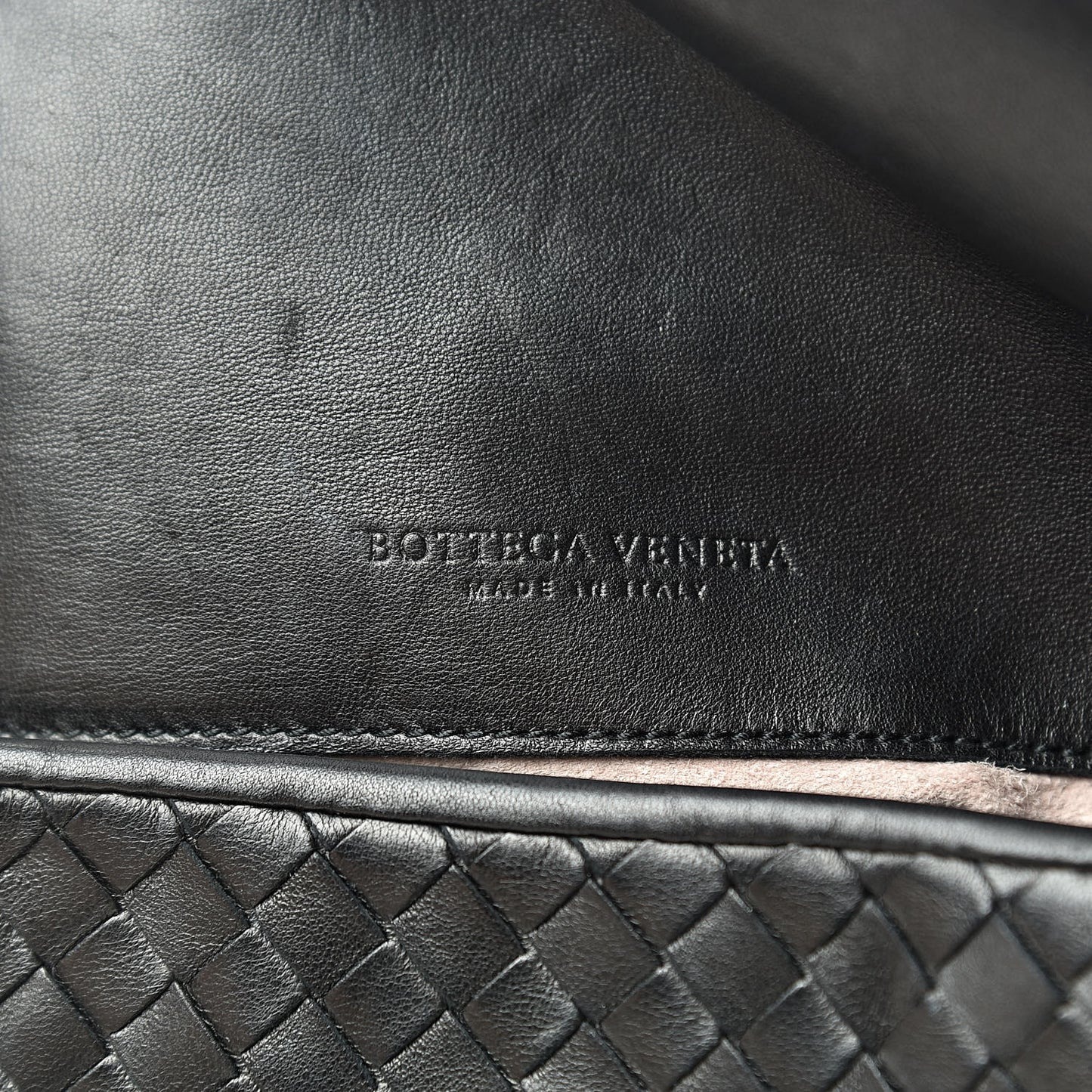 Nappa Intrecciato Cosmetic Case Black