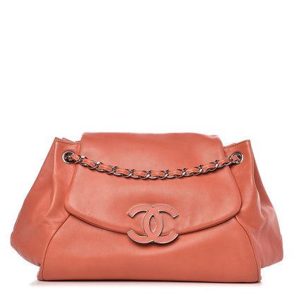 Chanel Lambskin Sensual Accordion Flap Coral 1 of 12
