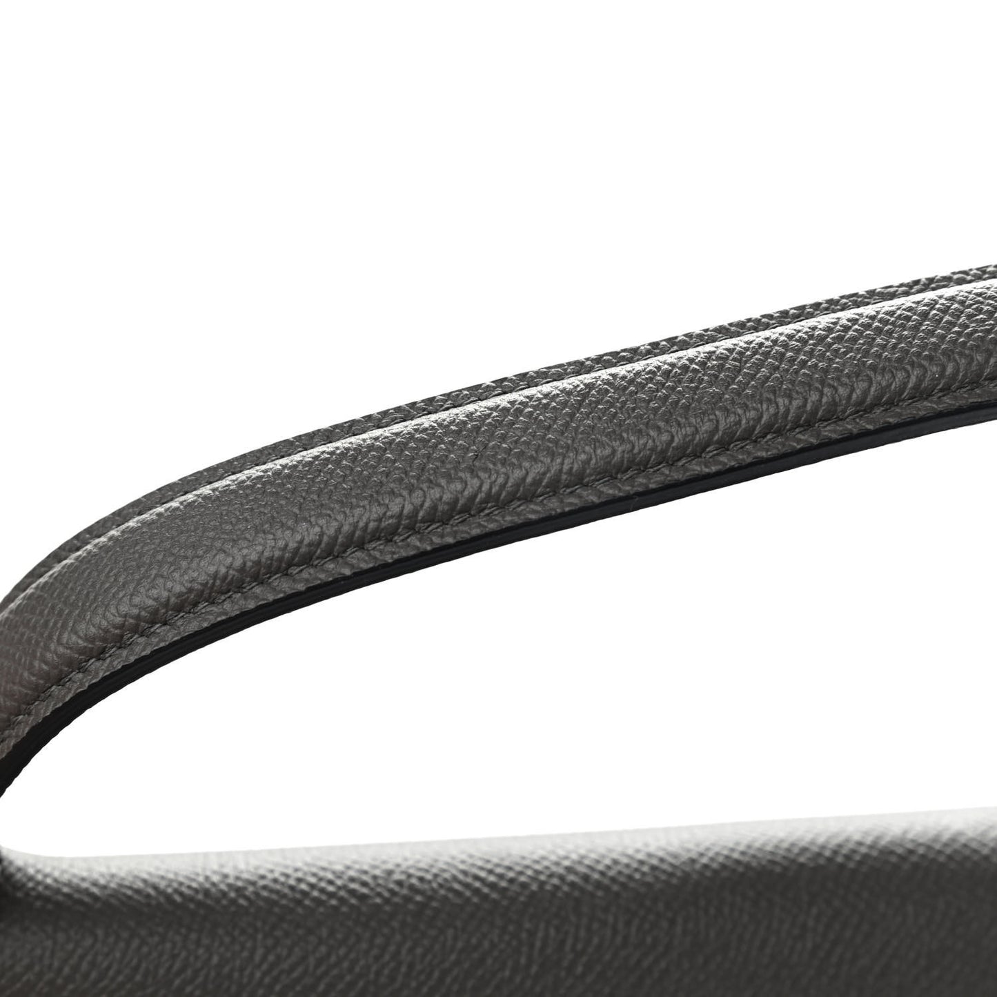 Grained Calfskin Mini Belt Bag Grey