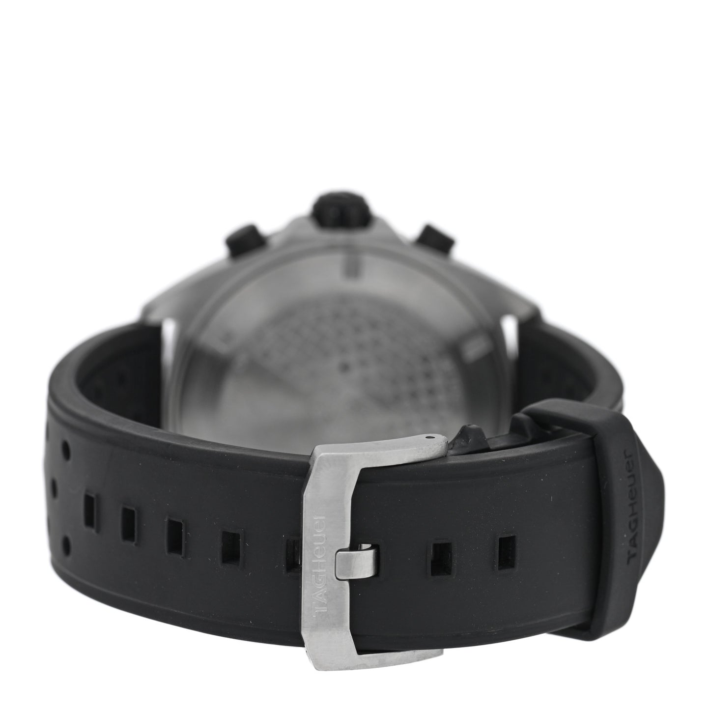 Stainless Steel Rubber 43mm Formula 1 Chronograph Quartz Watch Black CAZ1010