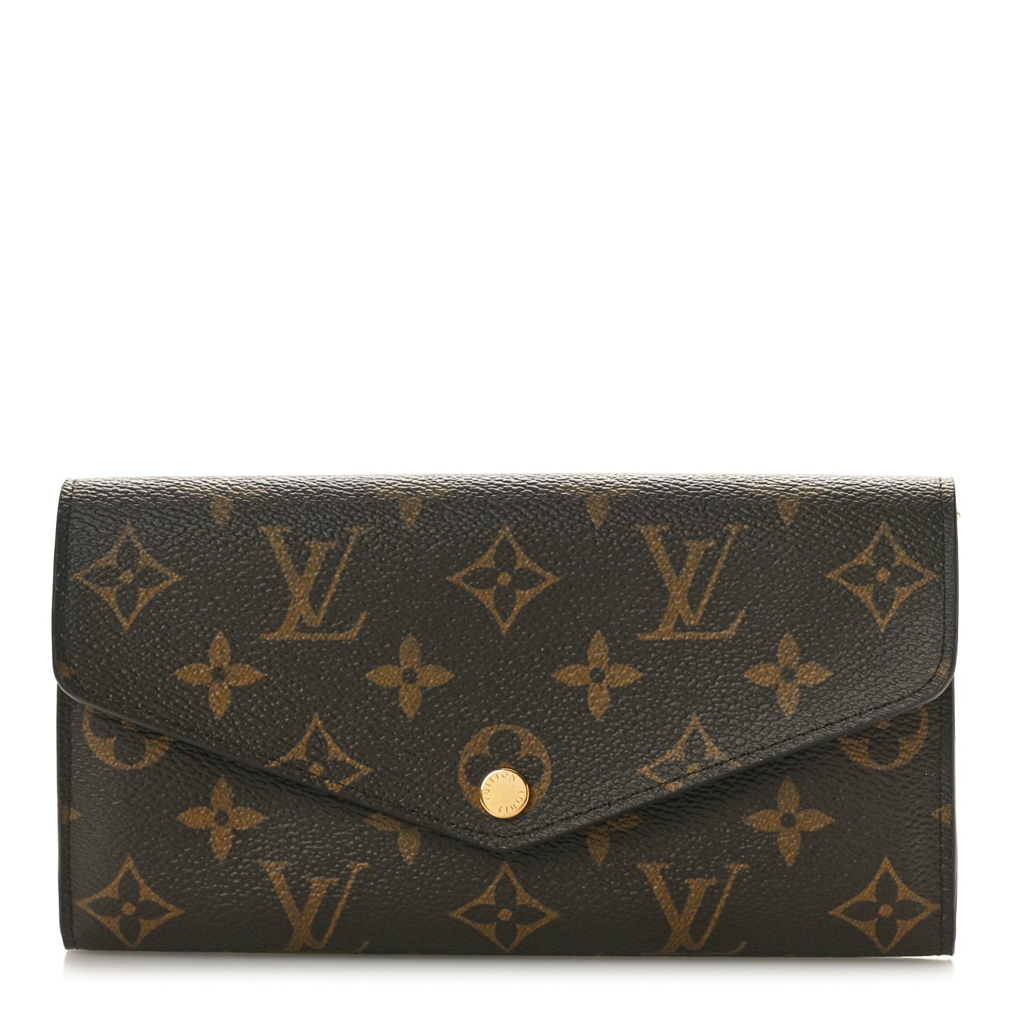 Monogram Sarah Wallet NM Coquelicot
