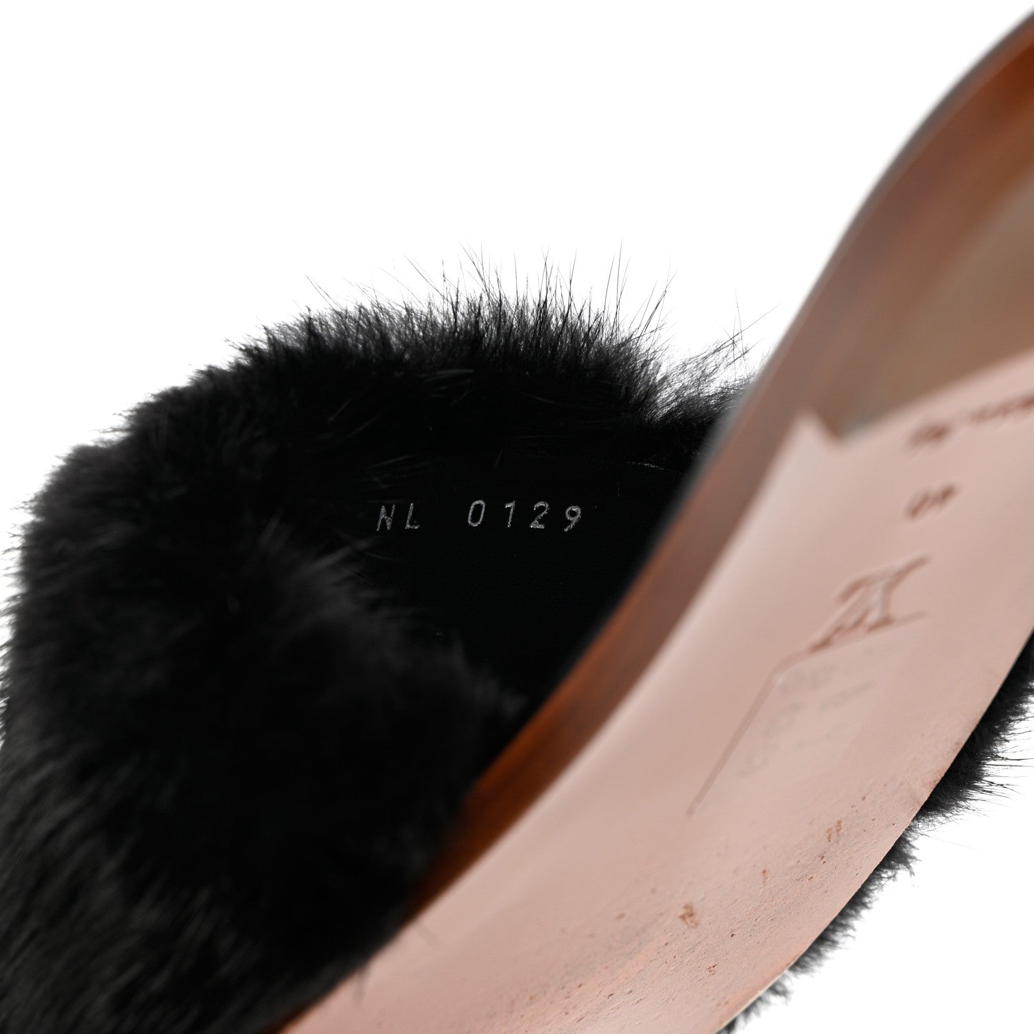 Louis Vuitton Mink Fur Lock It Flat Mule 40 Black 6 of 13