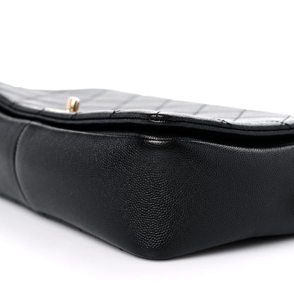Chanel Caviar Quilted Medium Fashion Therapy Flap Bag Black 9 of 10