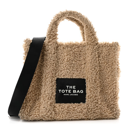 Marc Jacobs Polyester Cotton Medium The Teddy Traveler Tote Bag Beige 1 of 11