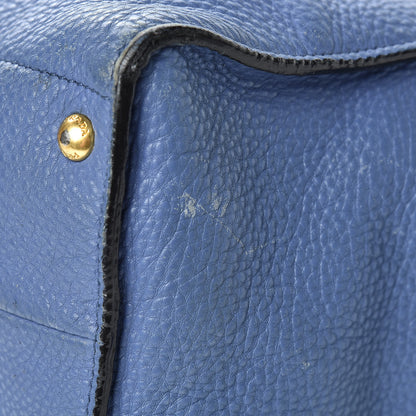 Prada Vitello Daino Tote Cobalto 20 of 23
