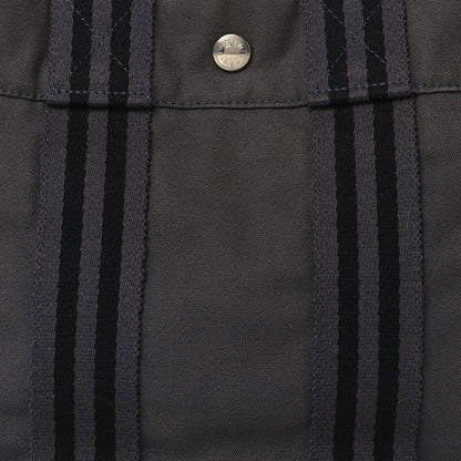 Hermes Canvas Fourre Tout PM Dark Grey 8 of 10