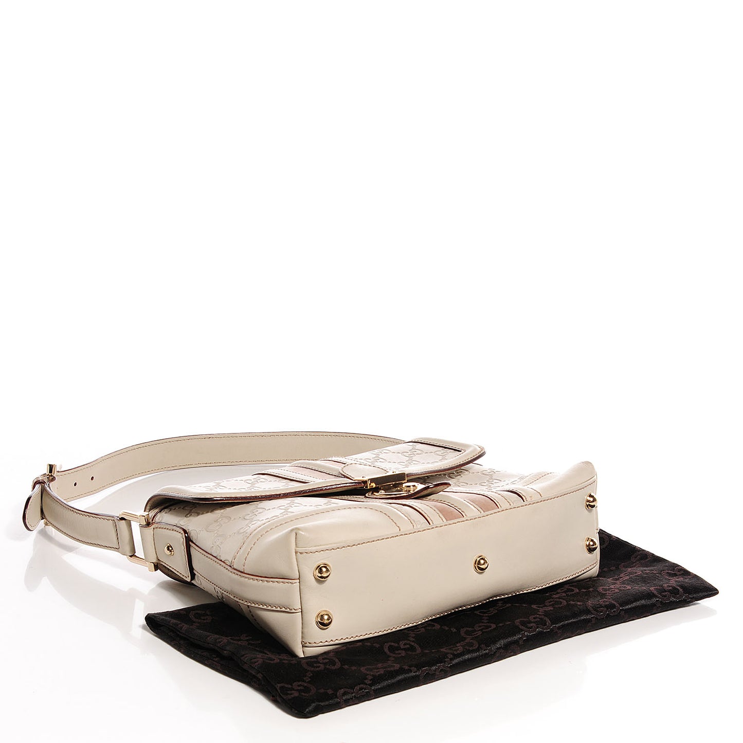 Guccissima Treasure Flap Off White