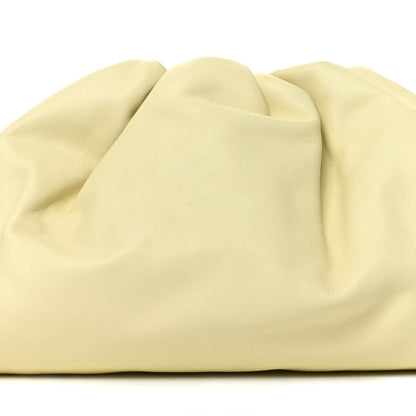 Bottega Veneta Smooth Butter Calf The Pouch Oversized Clutch Ice Cream 9 of 11