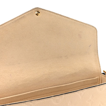 Louis Vuitton Empreinte Pochette Felicie Chain Wallet Cream 10 of 15
