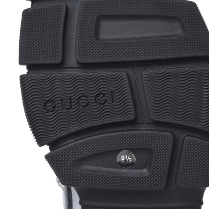 Gucci X SEGA Mesh Technical Canvas Calfskin Reflective Mens Flashtrek Sneakers 9.5 Silver Black 6 of 8