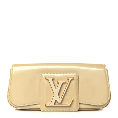 Louis Vuitton Patent Sobe Clutch Creme 1 of 7