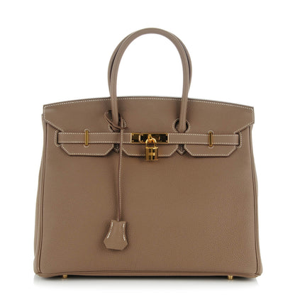 Hermes Togo Birkin 35 Etoupe 1 of 29