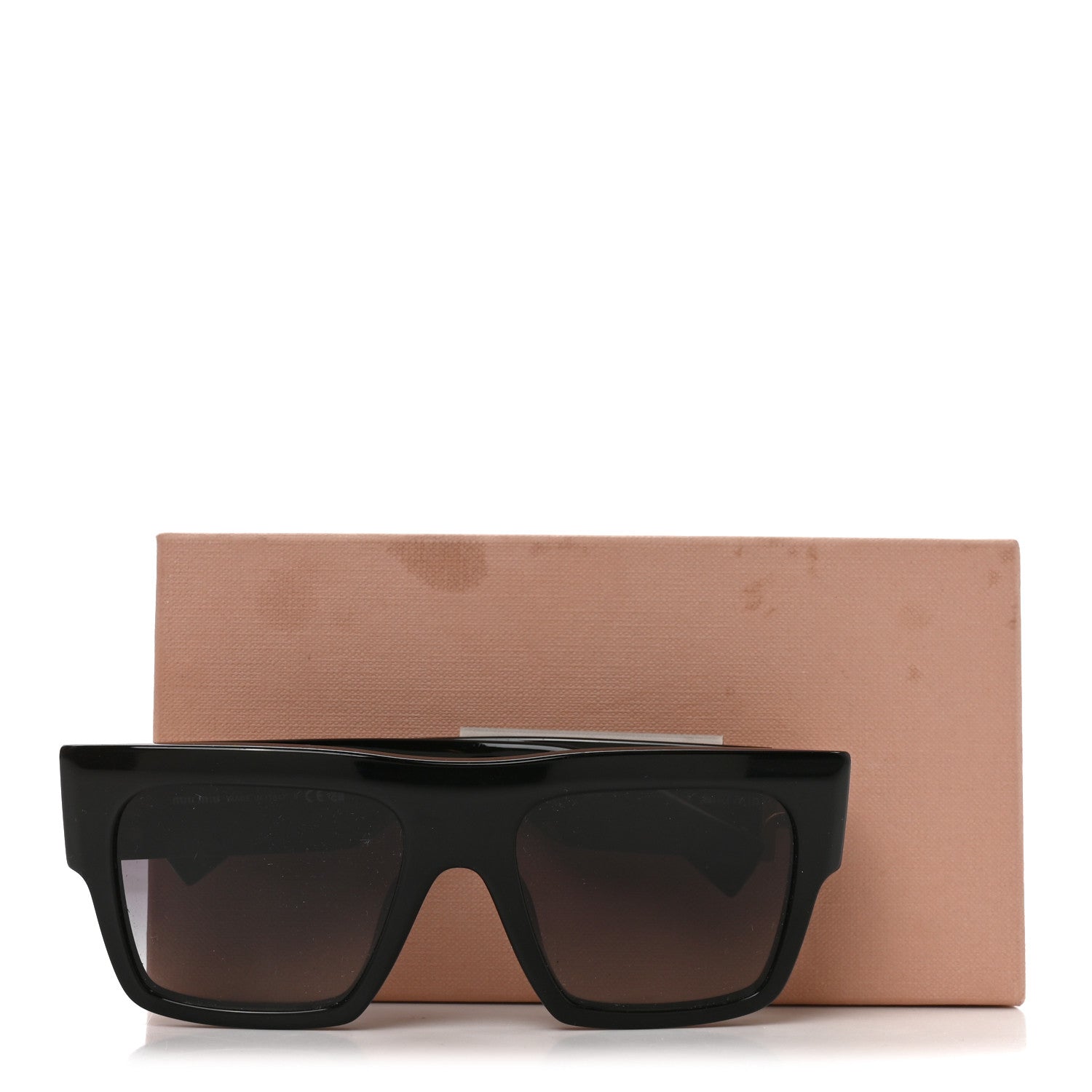 Miu Miu Acetate Glimpse Sunglasses SMU 10W Black 13 of 14