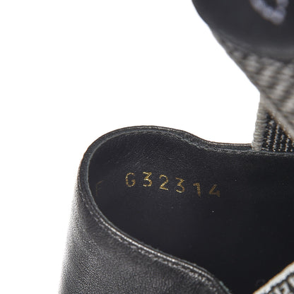 Chanel Lambskin Fabric Camellia Moccasin Flats 41 Black White 10 of 10