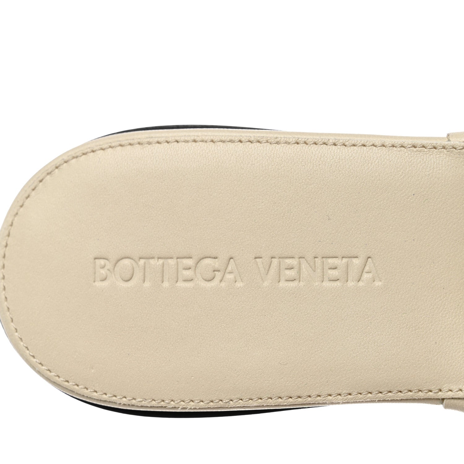 Bottega Veneta Nappa Quilted Rubber Lido Flat Sandals 38.5 Sea Salt 6 of 9