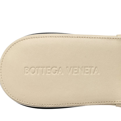 Bottega Veneta Nappa Quilted Rubber Lido Flat Sandals 38.5 Sea Salt 6 of 9