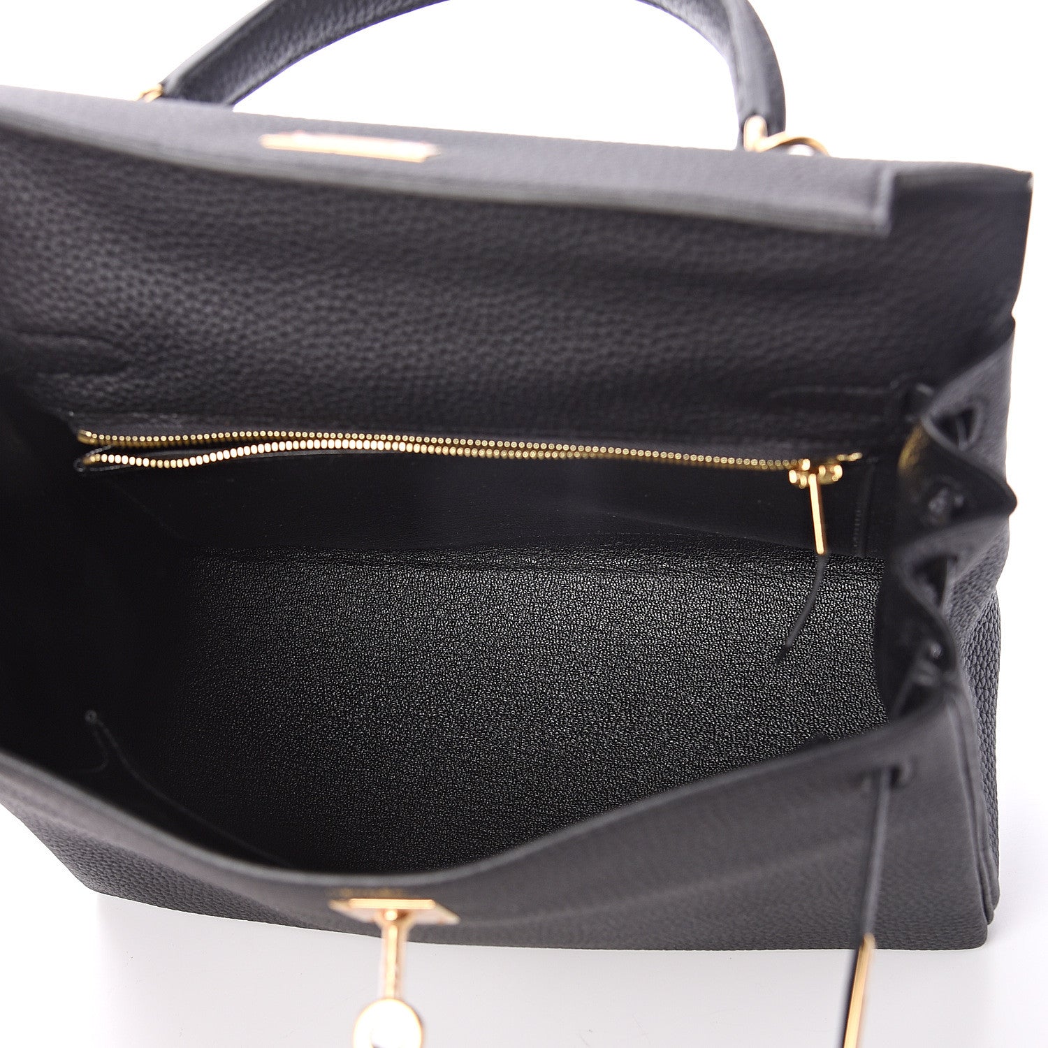Hermes Togo Kelly Retourne 25 Black 6 of 31