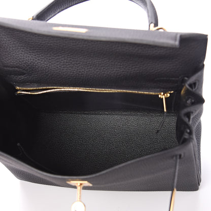 Hermes Togo Kelly Retourne 25 Black 6 of 31
