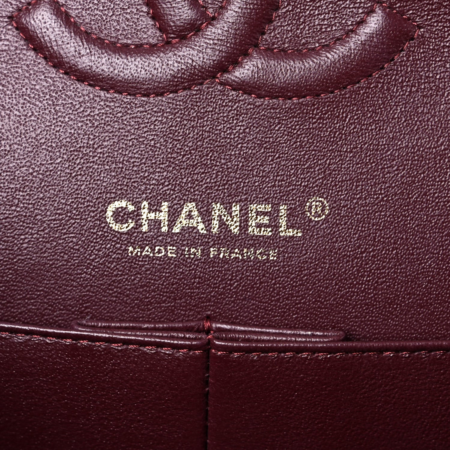 Chanel Calfskin Chevron Quilted Medium Double Flap Black 6 of 15