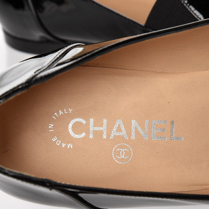 Chanel Patent CC Loafers 40.5 Black 9 of 10