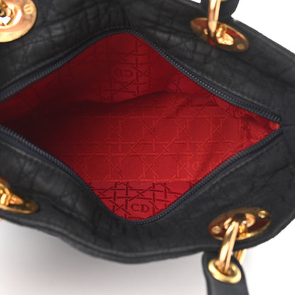 Christian Dior Nylon Cannage Medium Lady Dior Black 5 of 11