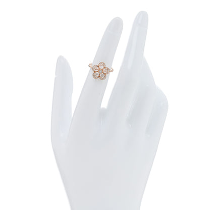 Tiffany 18K Rose Gold Diamond Enchant Flower Ring 47 4 2 of 5