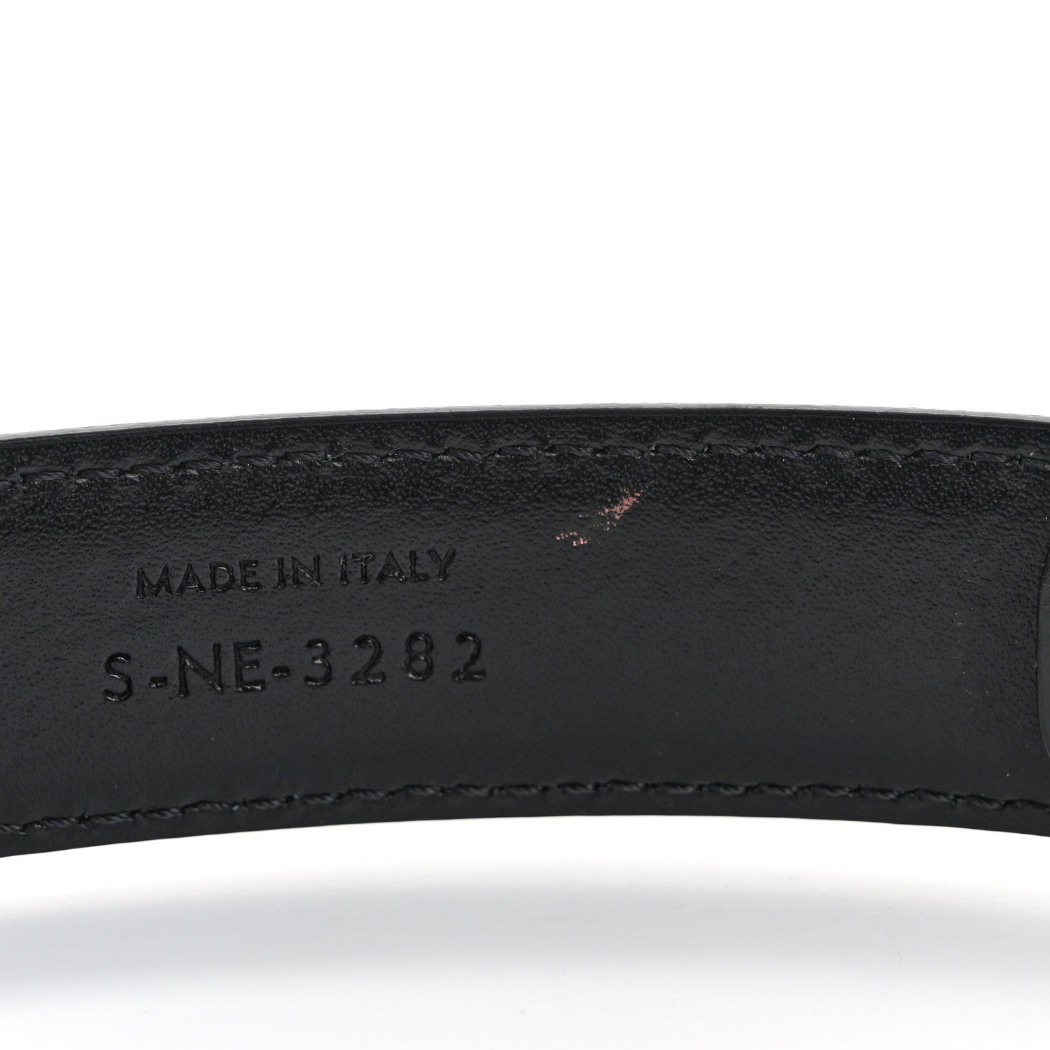 Celine Box Calfskin Small 25mm Triomphe Belt 75 30 Black 7 of 11