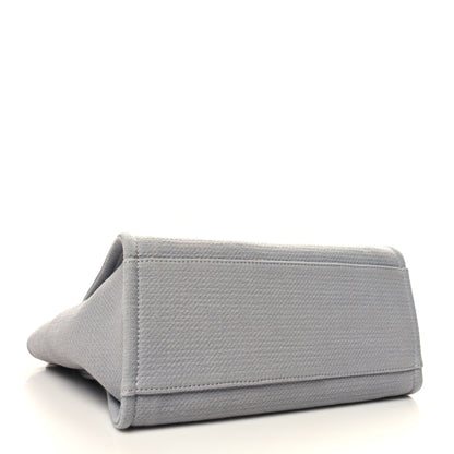 Chanel Mixed Fibers Calfskin Small Deauville Tote Grey 5 of 12