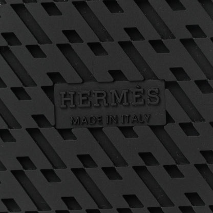 Hermes Calfskin Womens Chypre Sandals 37 Black 6 of 8