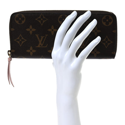 Louis Vuitton Monogram Clemence Wallet Rose Ballerine 2 of 11