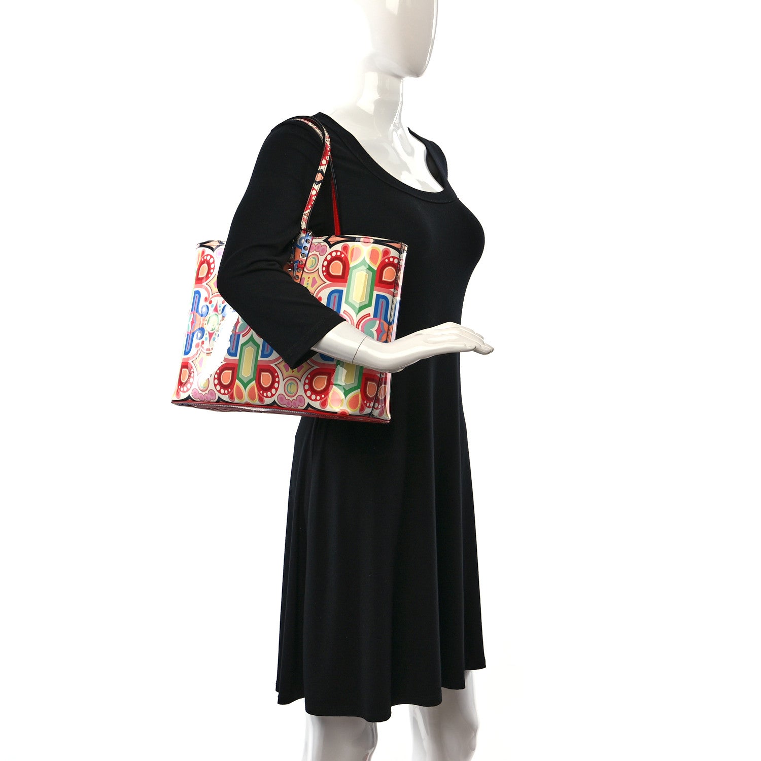 Christian Louboutin Patent Tivoli Small East West Cabata Tote Multicolor 2 of 12