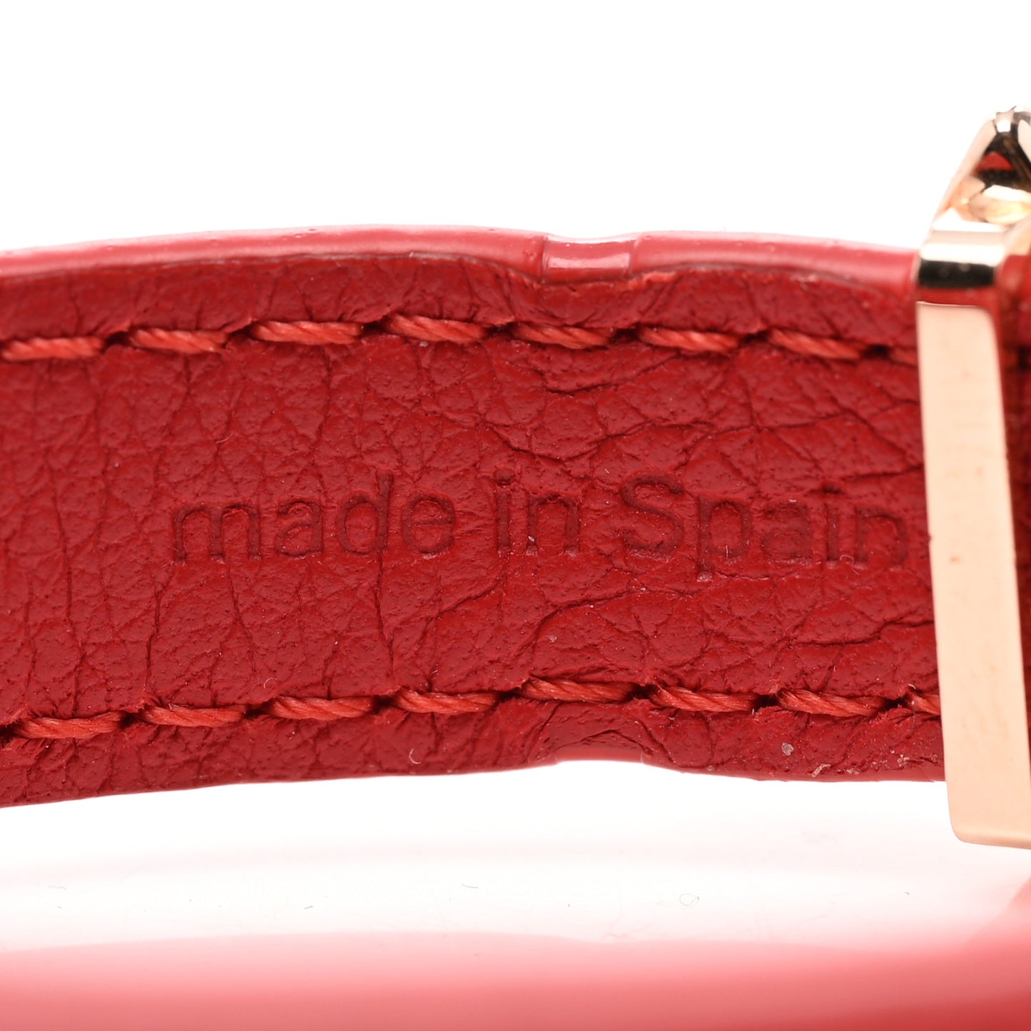 Calfskin Monogram Blooming Bracelet 19 Red
