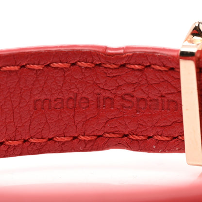 Louis Vuitton Calfskin Monogram Blooming Bracelet 19 Red 4 of 6