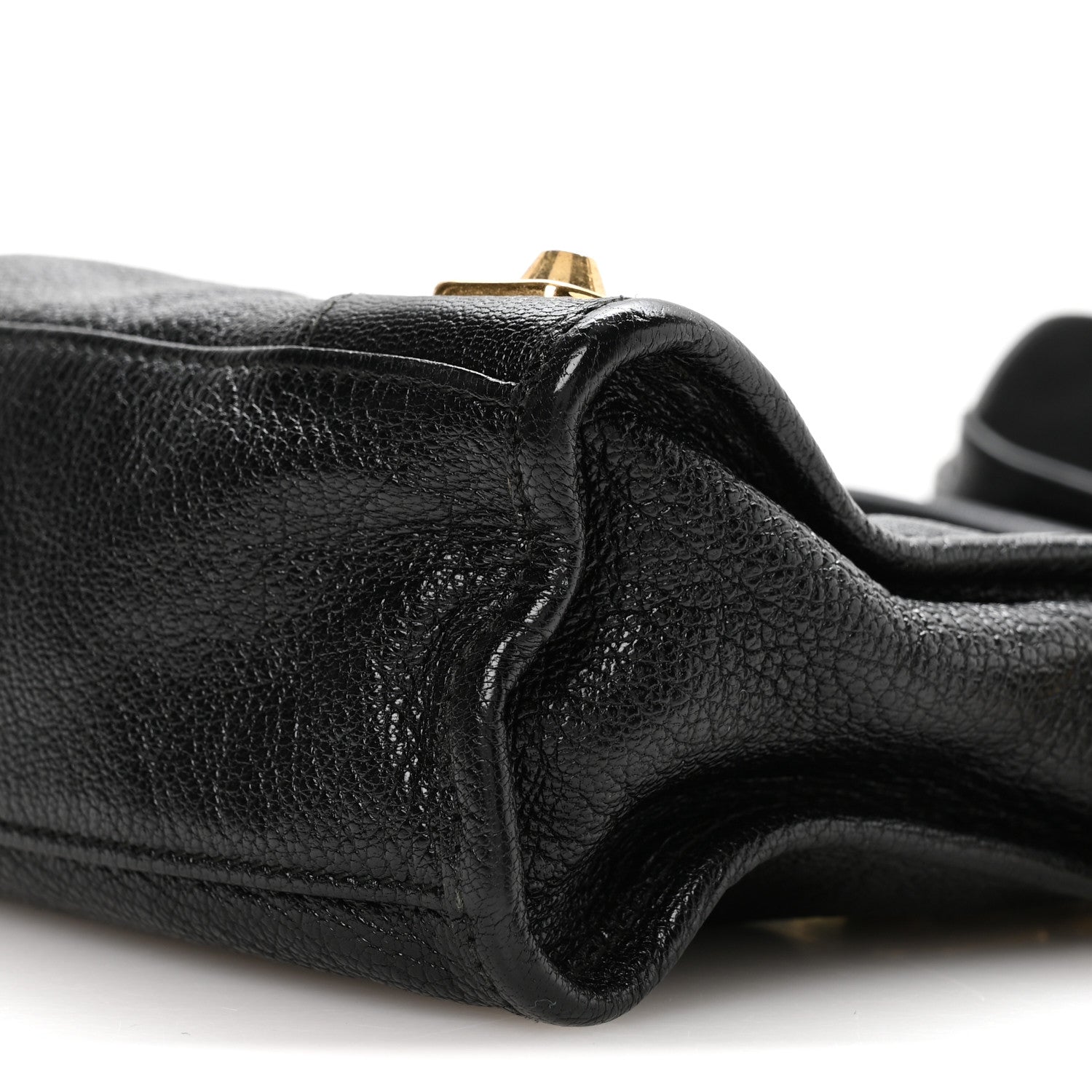 Balenciaga Chevre Gold Metallic Edge Hardware Mini City Black 11 of 12