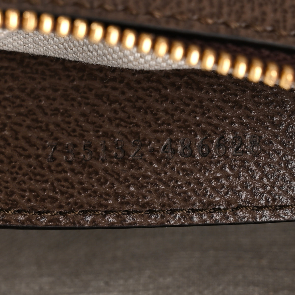 GG Supreme Monogram Textured Dollar Calfskin Web Small Ophidia GG Handbag Beige Ebony New Acero